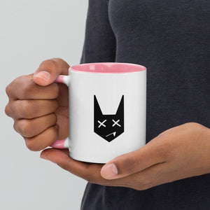Logo Mug (White and Black/Pink)